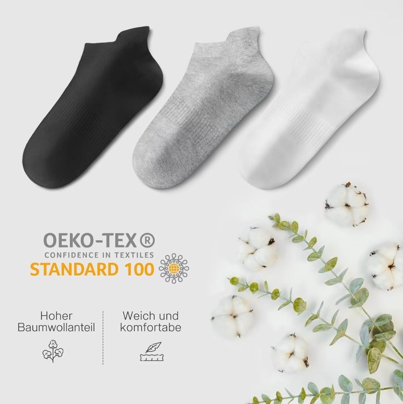 NordSock Sneaker Socken – 10 Paar